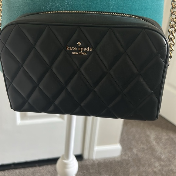 Kate Spade Black Quilted Crossbody Bag - Picture 2 of 5